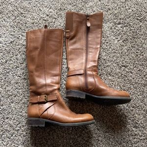 Franco Sarto brown knee boots size 6. Great condition.